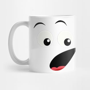 Emoji - surprised face Mug